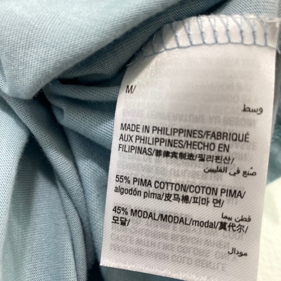 Alfani Intimates 2 Piece Blue Set Pajama Shorts and Top Medium New - Picture 6 of 9